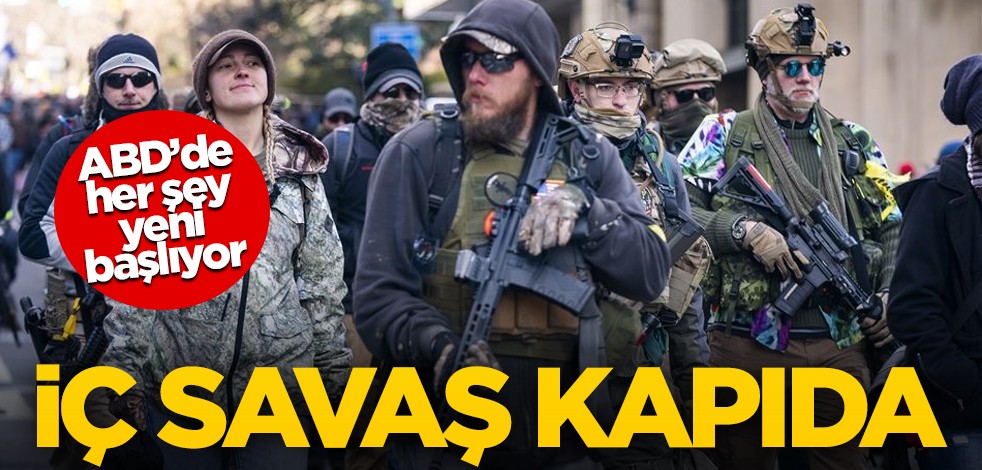 ABD'de her şey yeni başlıyor! İç savaş kapıda