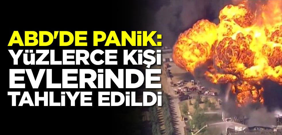 ABD'de kimyasal tesiste yangın: Yüzlerce kişi evlerinden tahliye edildi