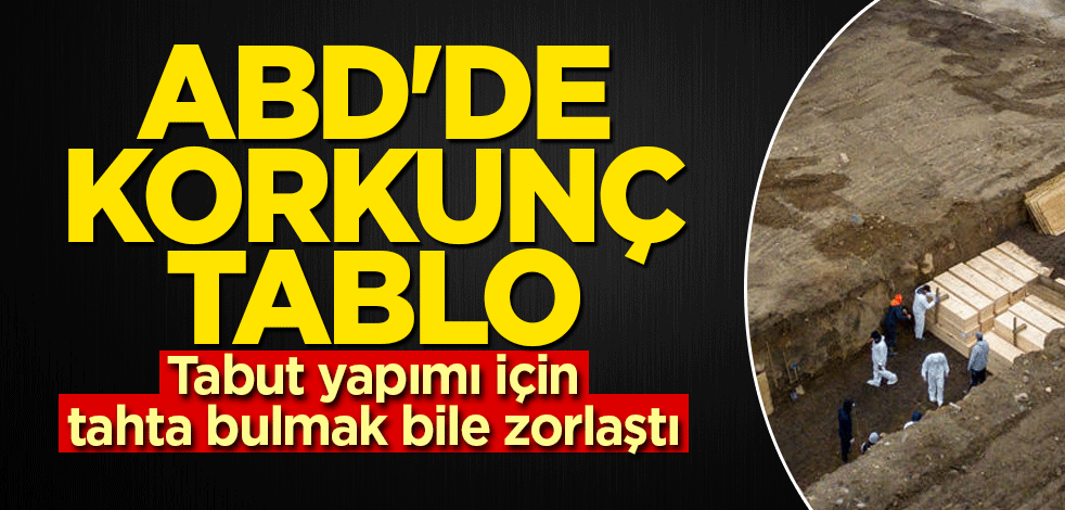 ABD'de korkunç tablo! Tabut yapımı için tahta bulmak bile zorlaştı