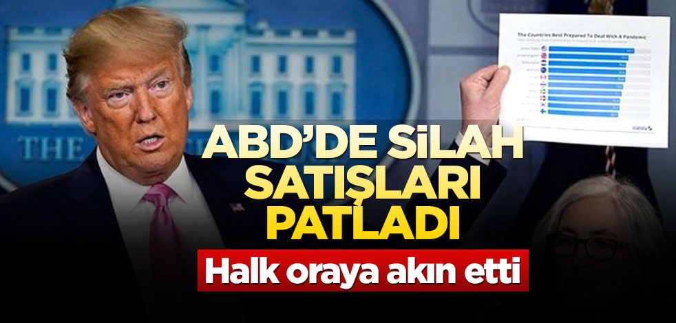 ABD'de koronavirüs endişesi silah satışlarını yüzde 800 artırdı