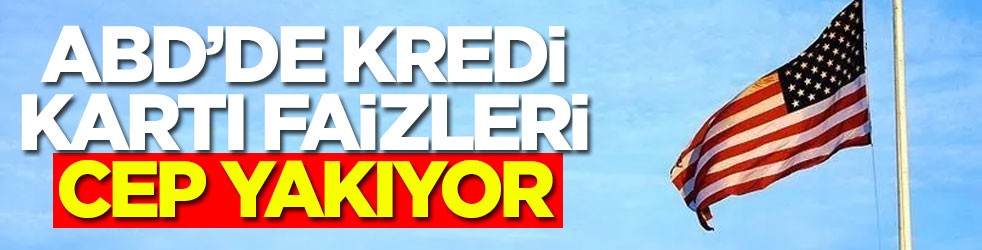 ABD’de kredi kartı faizleri cep yakıyor