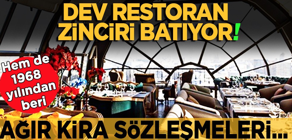 ABD'de meşhur 56 yıllık dev restoran zinciri batıyor! Evet, yanlış duymadınız iflas bayrağını çekti