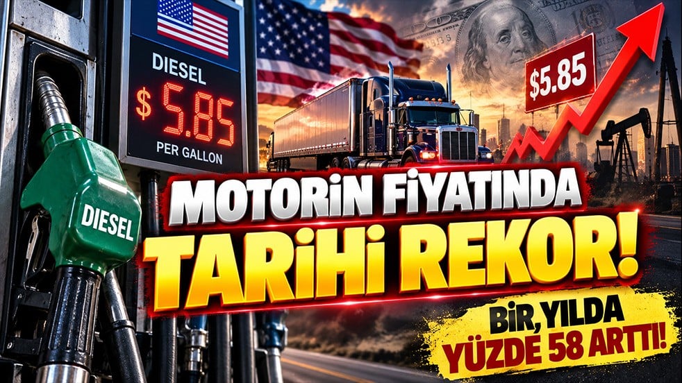 ABD'de motorin fiyatında tarihi rekor! Bir yılda yüzde 58 arttı