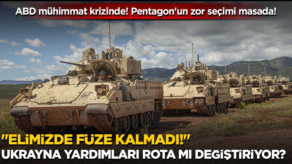 ABD'de mühimmat krizi: Ukrayna yardımları Orta Doğu'ya mı kaydırılıyor?