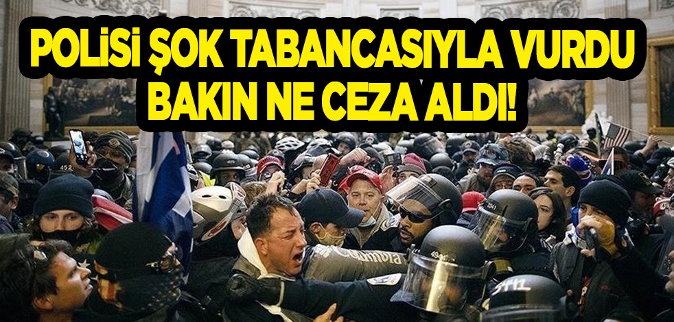 ABD'de polisi şok tabancasıyla vurdu! Sonucu paylaştılar: Kavga eden o diye yıllarca hapiste tutulması...