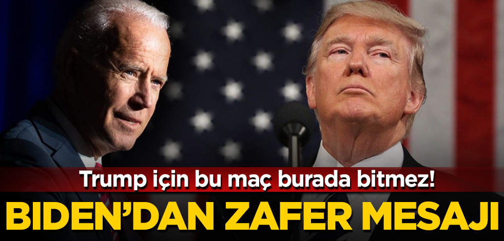 ABD'de seçim yarışı sürüyor! Trump'ın rakibi Biden'dan son dakika açıklaması