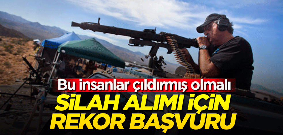 ABD'de silah alımı için rekor başvuru