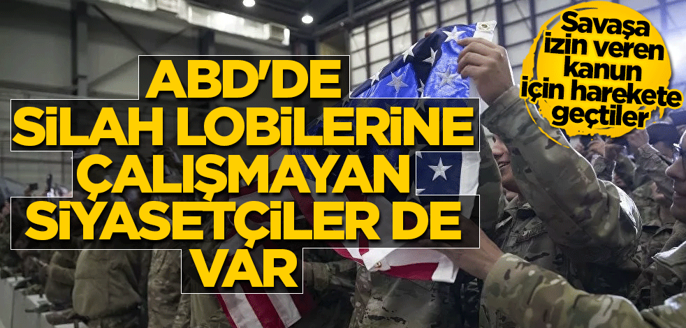 ABD'de silah lobilerine çalışmayan siyasetçiler de var