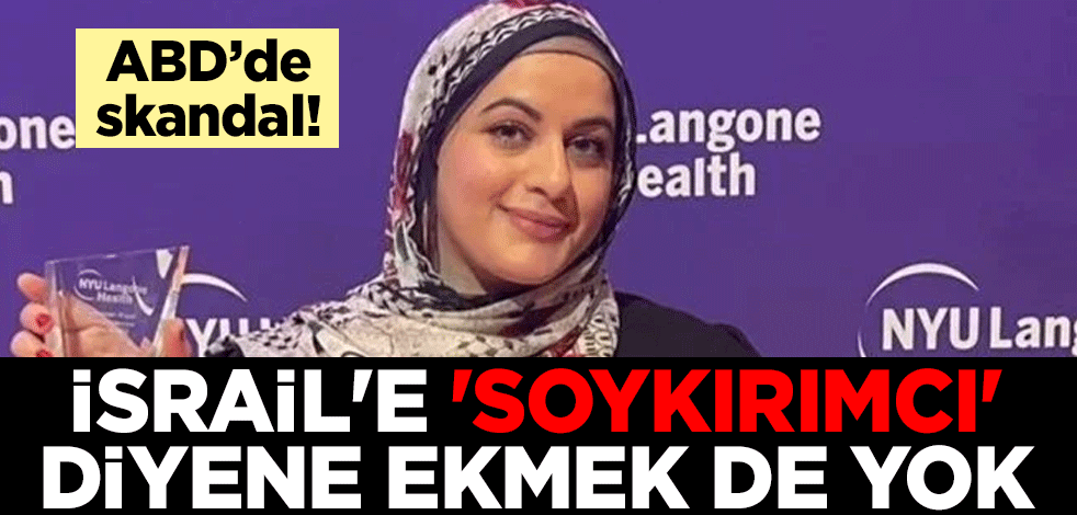 ABD’de skandal! İsrail'e 'soykırımcı' diyene ekmek de yok