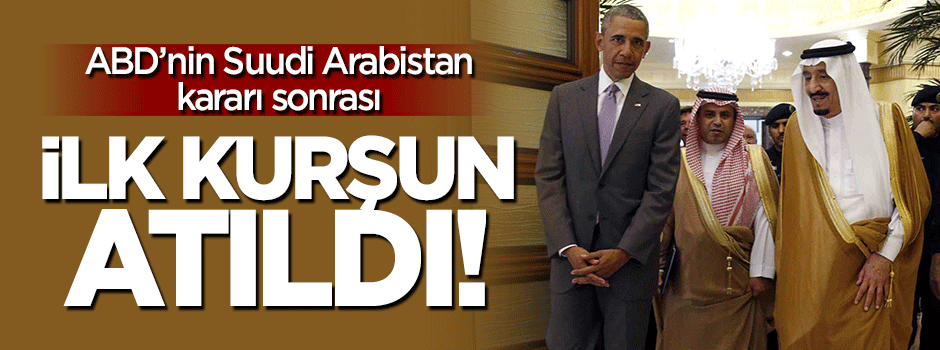 ABD'de Suudi Arabistan'a ilk dava