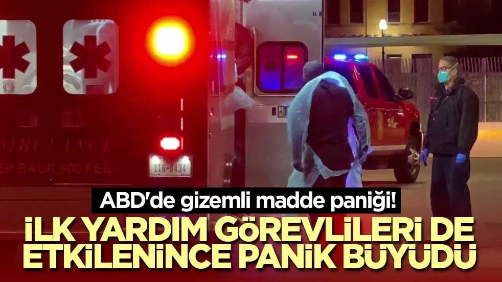 ABD'de tehlikeli madde paniği! 3 kişi öldü