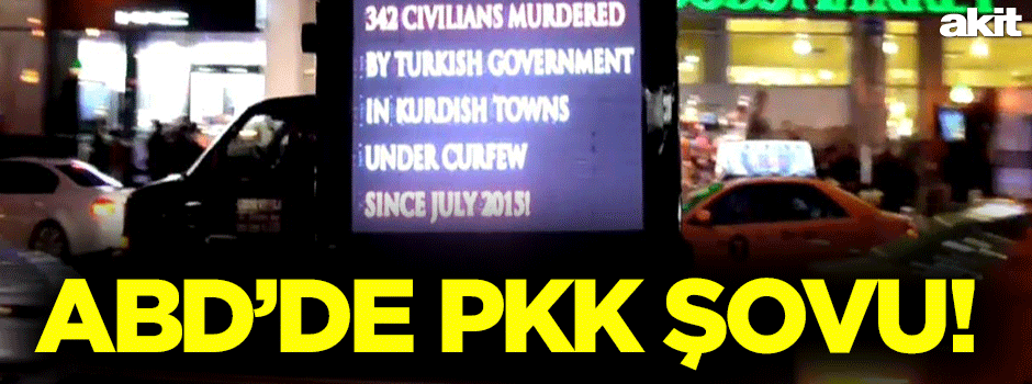 ABD'de Terör Örgütü PKK şovu!
