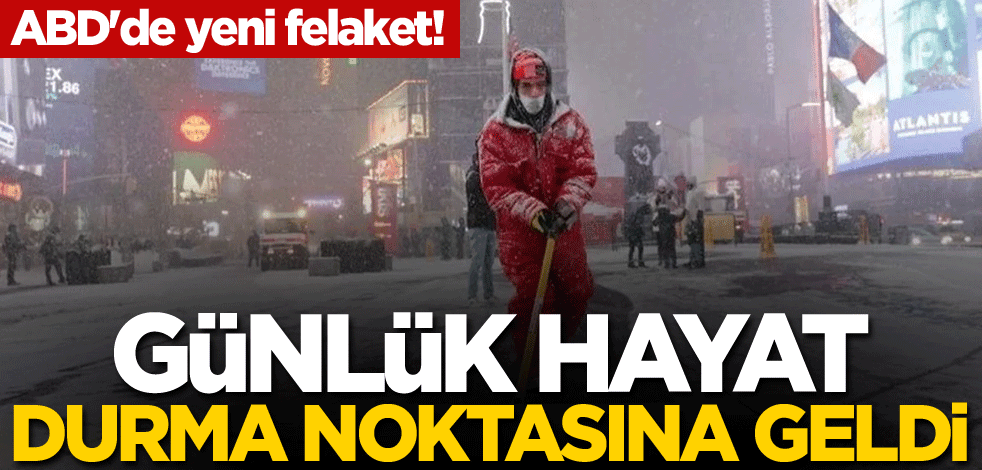 ABD'de yeni felaket! Günlük hayat durma noktasına geldi