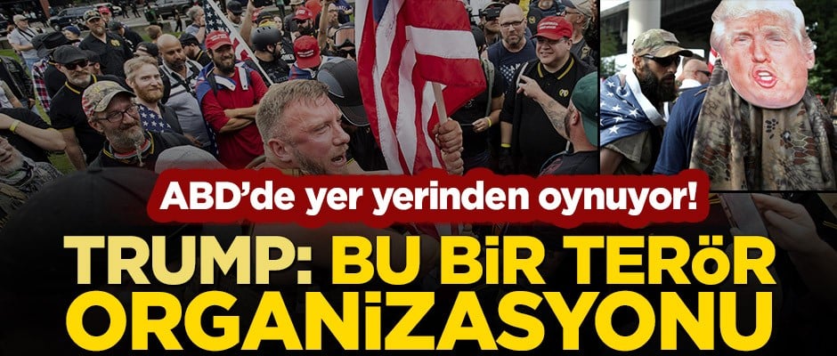 ABD’de yer yerinden oynuyor! Trump: Bu bir terör organizasyonu