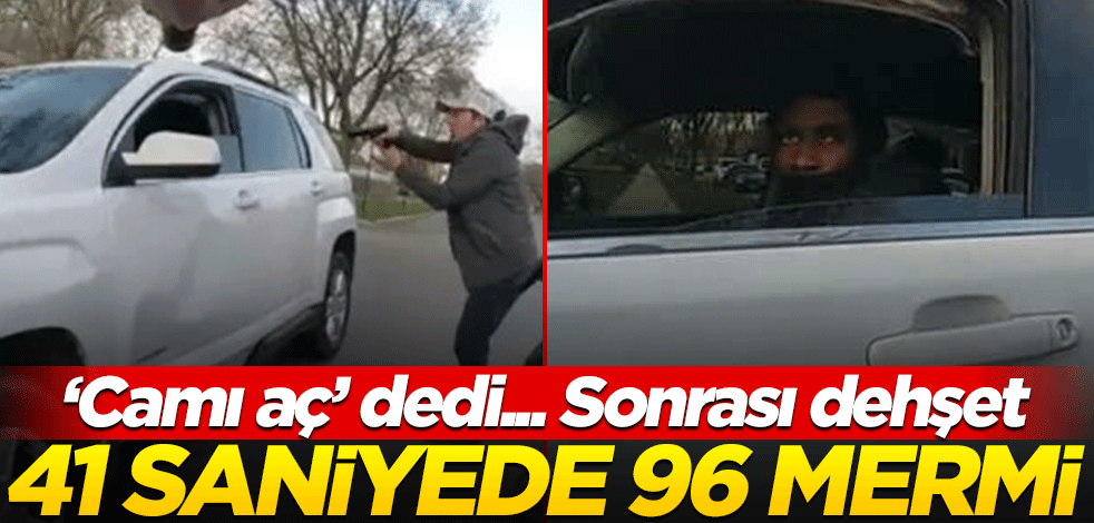 ABD'de yine polis dehşeti! "Camı aç" dediler, 41 saniyede 96 kurşun sıktılar!