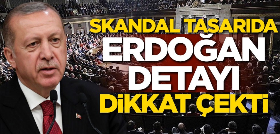 ABD'deki skandal tasarıda dikkat çeken Erdoğan detayı