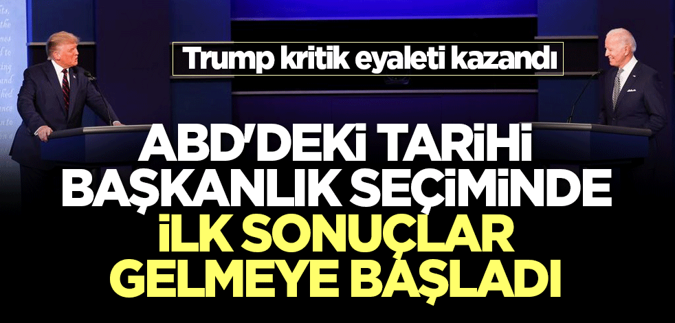 ABD'deki tarihi Başkanlık seçiminde sandıkların çoğu açıldı