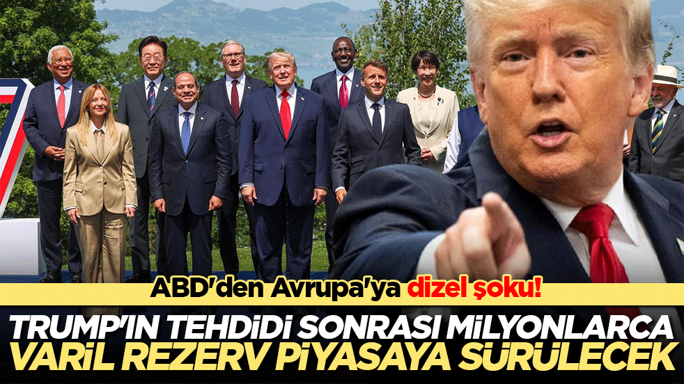 ABD'den Avrupa'ya dizel şoku! Trump'ın tehdidi sonrası milyonlarca varil rezerv piyasaya sürülecek