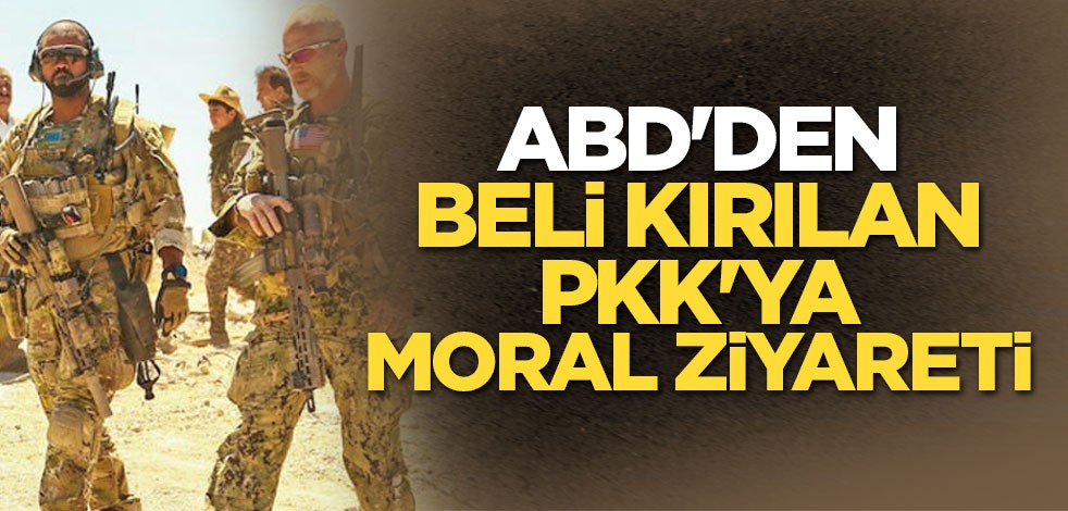 ABD'den beli kırılan PKK'ya moral ziyareti