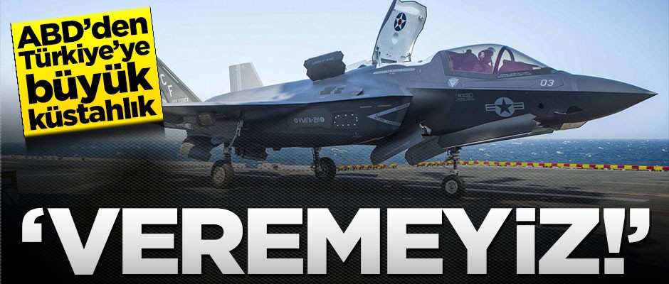 ABD'den büyük küstahlık! Türkiye'ye aba altından sopa gösterdiler