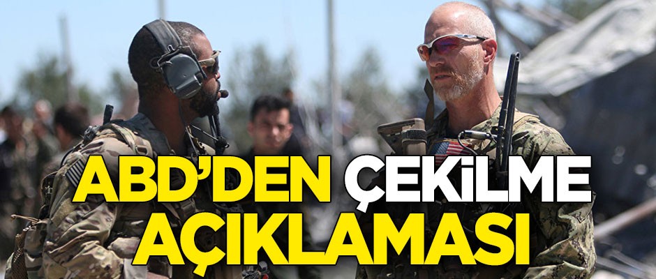 ABD'den çekilme açıklaması