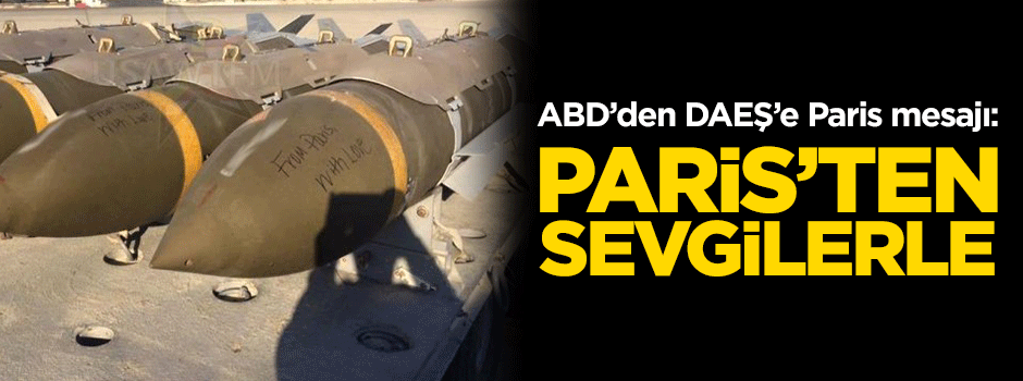 ABD'den DAEŞ'e Paris mesajı
