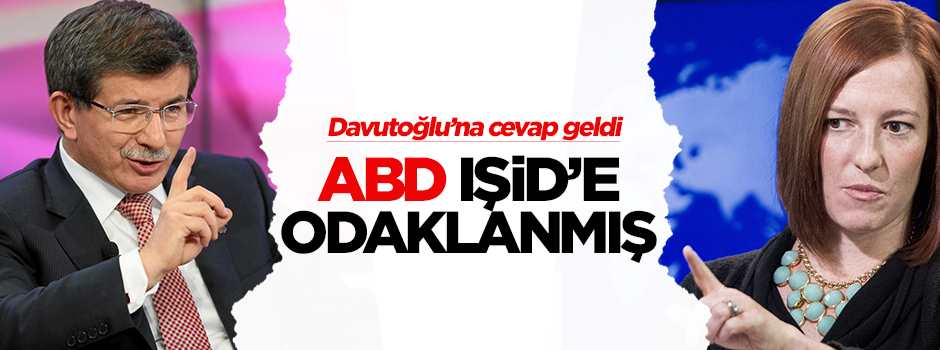 ABD'den Davutoğlu'na cevap geldi