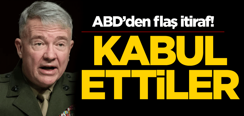 ABD'den flaş itiraf! Kabul ettiler