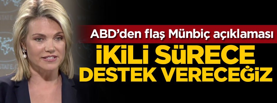 ABD'den flaş Münbiç açıklaması