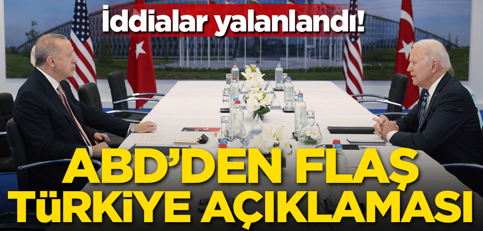 ABD'den flaş Türkiye açıklaması