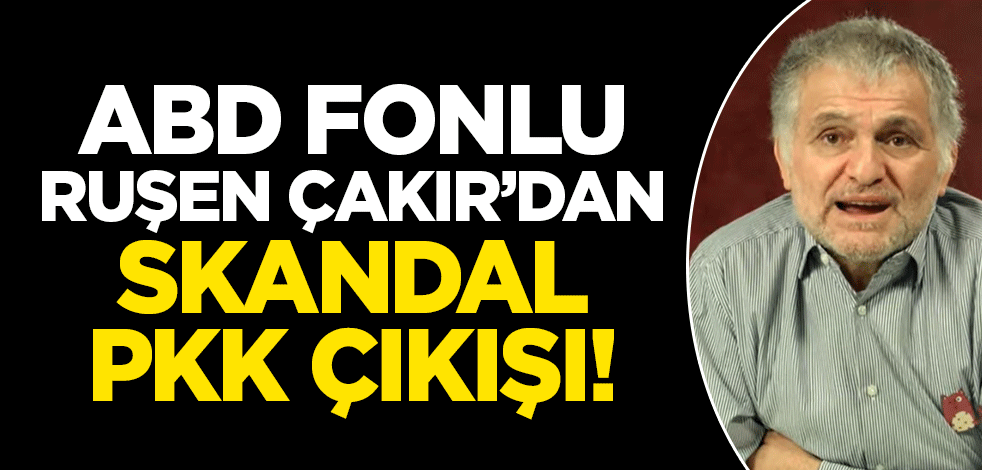 ABD'den fonlanan Ruşen Çakır'dan skandal PKK çıkışı!