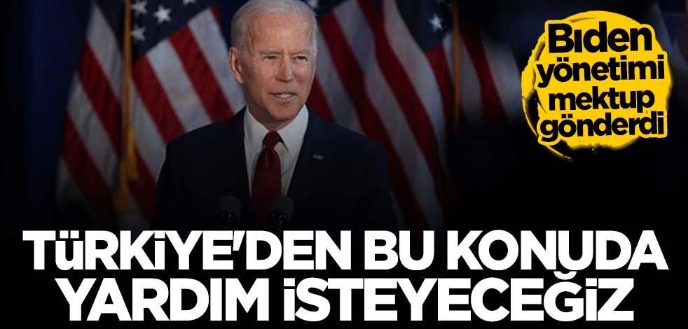 ABD'den Gani'ye mektup: Türkiye'den bu konuda yardım isteyeceğiz