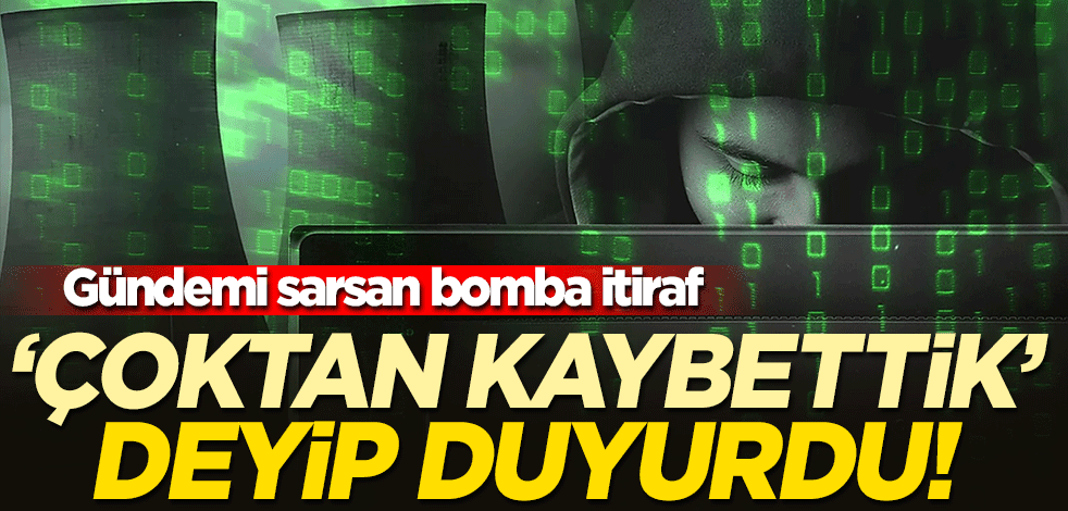 ABD'den gündemi sarsan bomba itiraf! 'Çoktan kaybettik' deyip duyurdu