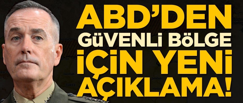 ABD'den güvenli bölge için yeni açıklama: İki şey elde etmek istiyoruz