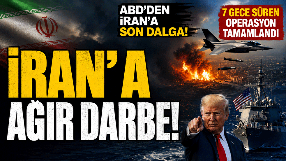 ABD'den İran'a 7. gece saldırısı! Çok sayıda askeri hedef vuruldu