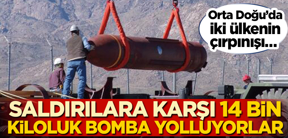 ABD'den İsrail'e 14 bin kiloluk bomba hediye