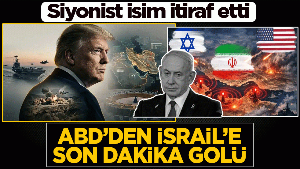 ABD'den İsrail'e son dakika golü! Siyonist isim itiraf etti