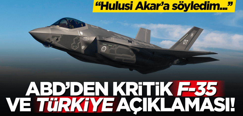 ABD'den Türkiye açıklaması: Hem S-400 hem de F-35'lerle devam edemezler
