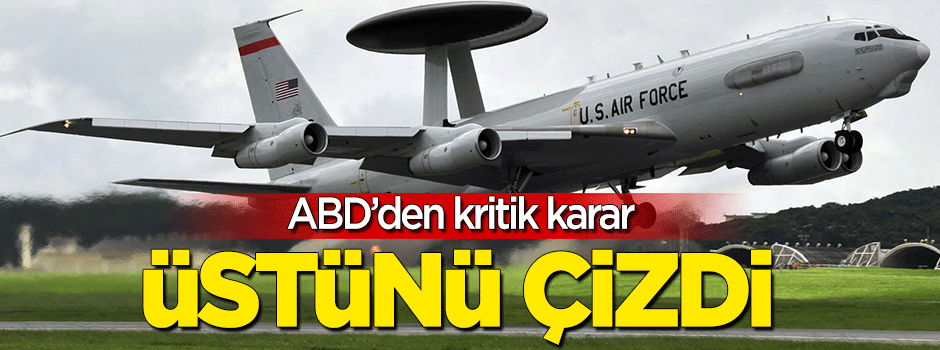 ABD'den kritik karar: Üstünü çizdi!