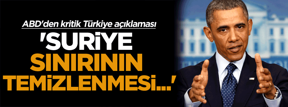 ABD'den kritik Türkiye açıklaması