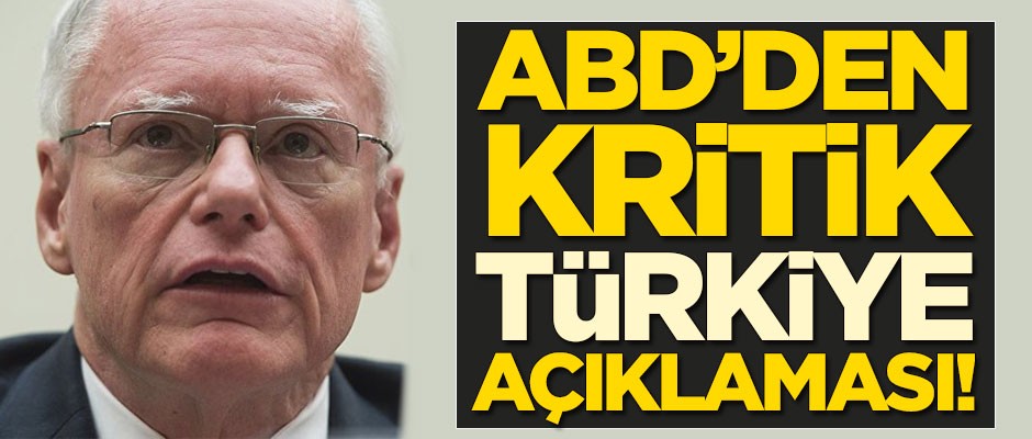 ABD'den kritik Türkiye açıklaması!