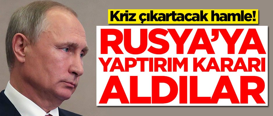 ABD'den kriz çıkartacak adım! Rus firmalara yaptırım kararı