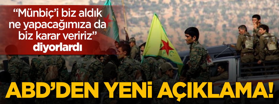 ABD’den Münbiç açıklaması: YPG'yi ikna etmemiz gerek