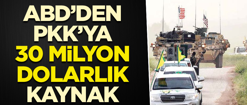 ABD’den PKK’ya 30 milyon dolarlık kaynak