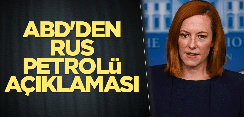 ABD'den Rus petrolü açıklaması