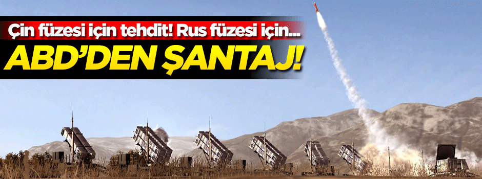 ABD'den S-400 şantajı!