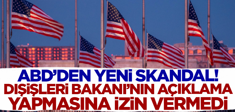 ABD'den skandal! Filistin Dışişleri Bakanı'nın açıklama yapmasına izin vermedi