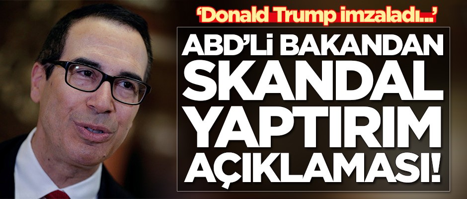 ABD'den skandal yaptırım açıklaması: Trump imzaladı...