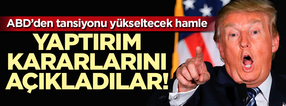 ABD'den Süleyman Soylu ve Abdulhamit Gül'e yaptırım kararı