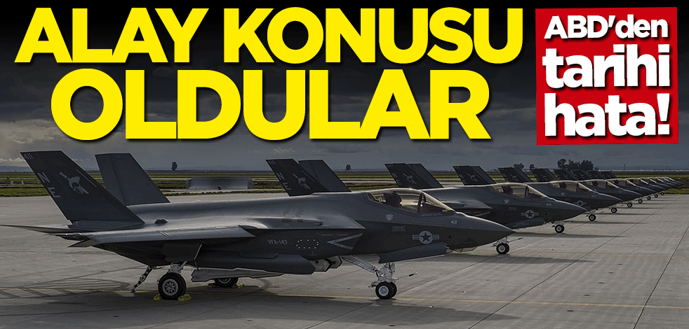 ABD'den tarihi hata! Alay konusu oldular